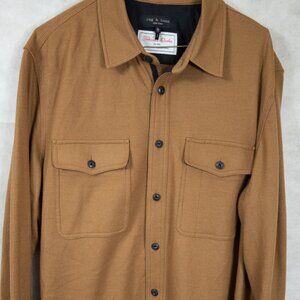 NWOT $598 Rag & Bone Takisada Osaka Japan Wool Shirt Jacket Overshirt XL 17.5x36